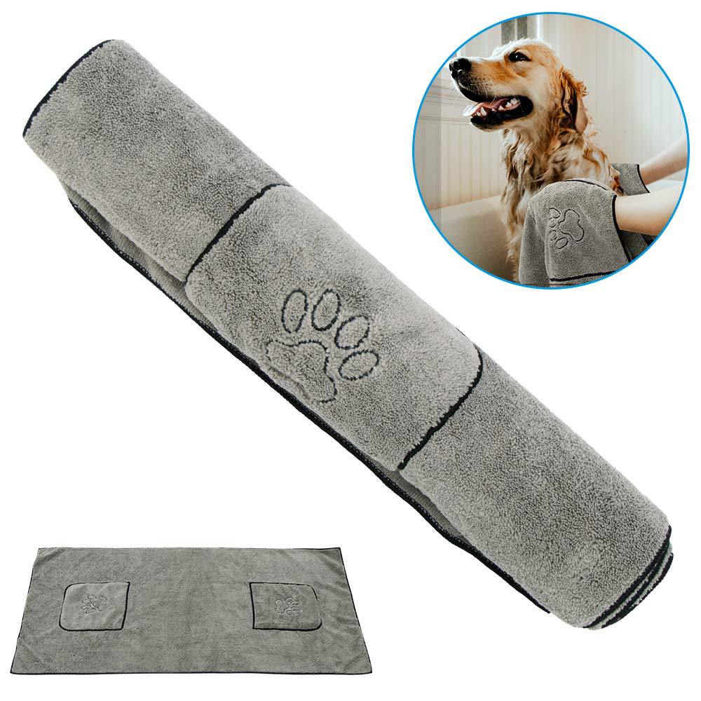 Pet Super Absorbent Bathrobe Bath Towel Large Size