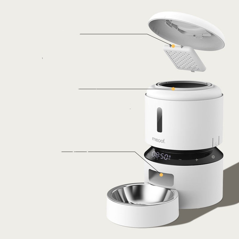 Automatic Capsule Double Bowl Feeding Pet Feeder