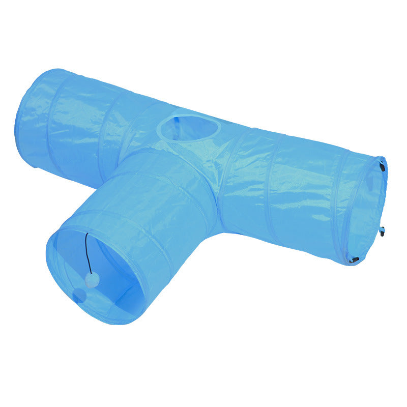 Foldable Pet Tunnel Climbing Toy For Indoor Play