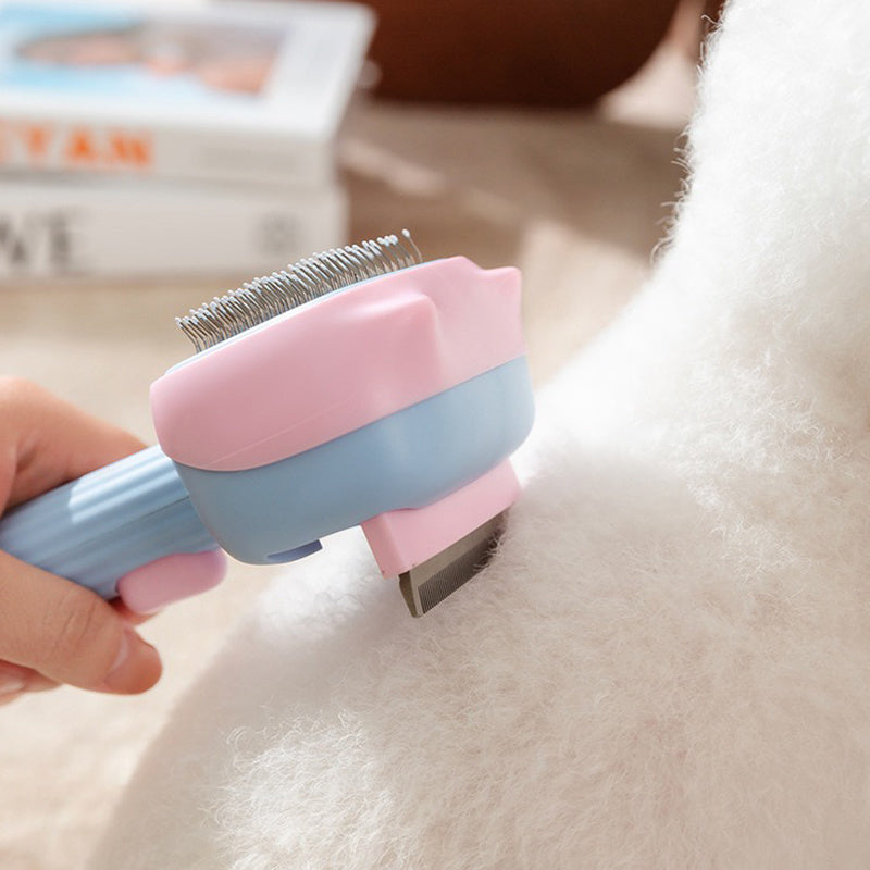 Pet Grooming Deshedding Brush For Hair Removal And Detangling