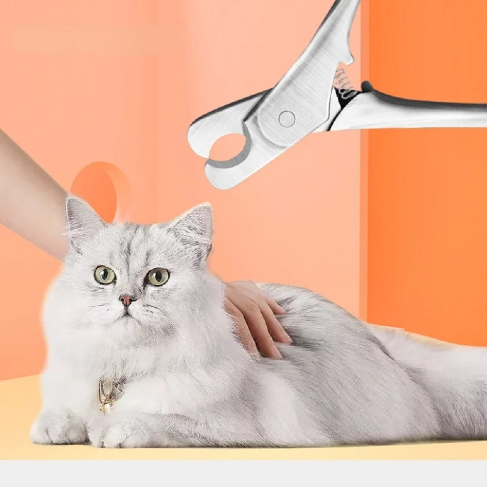 Professional Stainless Steel Pet Nail Clipper Safety Grooming Trimmer