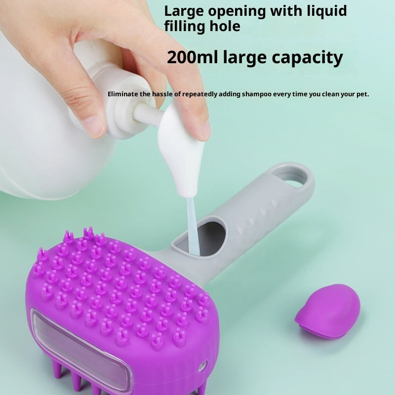 Pet Shower Massage Bath Brush Hair Cleaning Tool