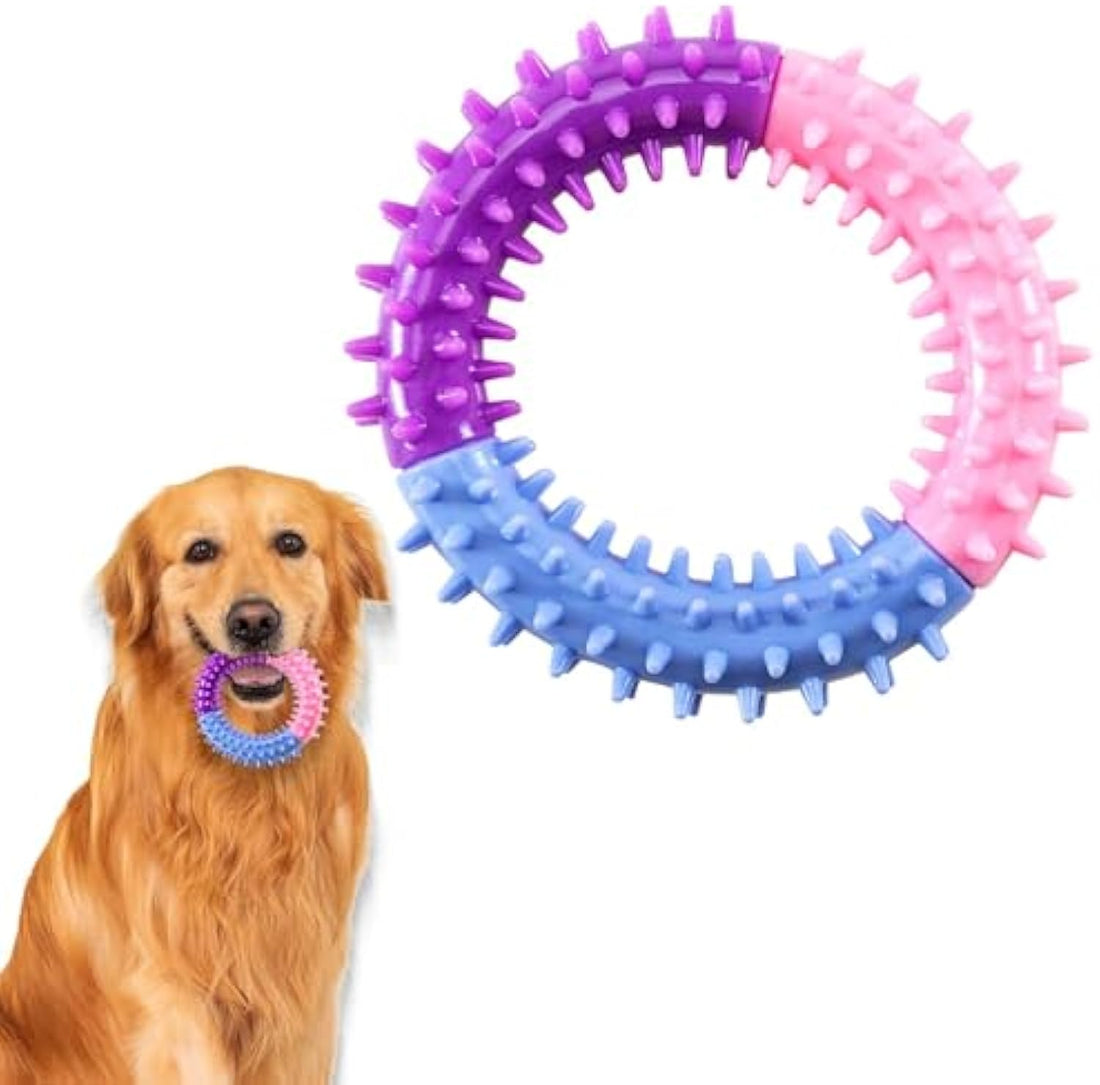 Rubber Pet Chew Ring Teething Toy For All Sizes
