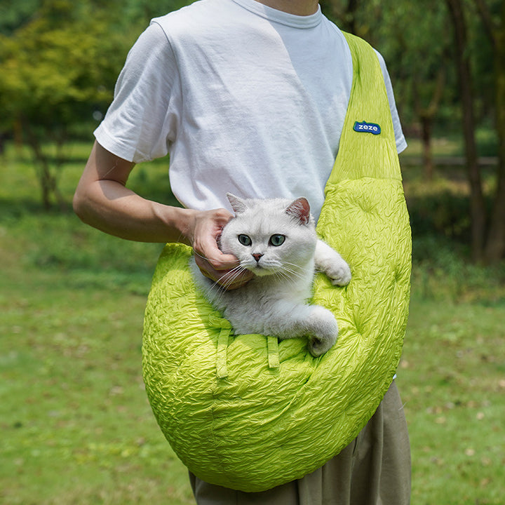 Pet Portable Shoulder Diagonal Carrier Bag Warm Travel Sling