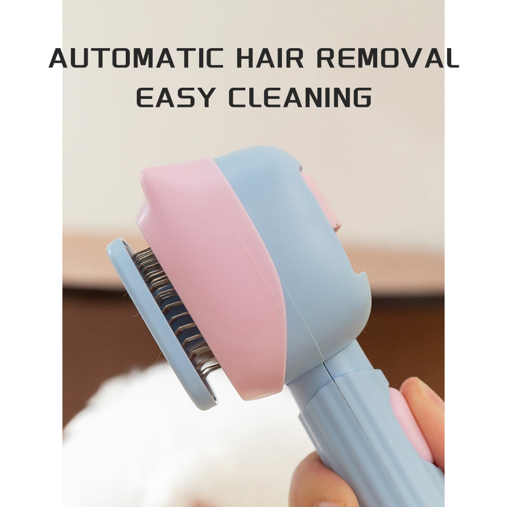 Pet Grooming Deshedding Brush For Hair Removal And Detangling
