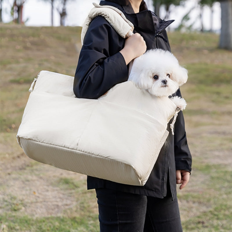 Pet Portable Car Seat Carrier Safety Leash Travel Console Bag