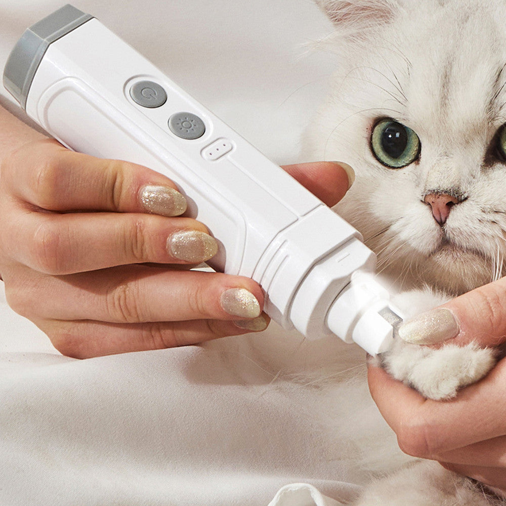 High Power Automatic Pet Nail Trimmer With Dual Lamp