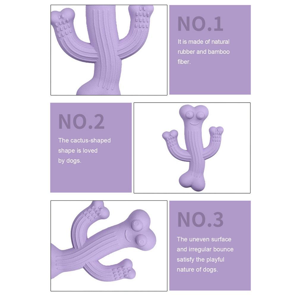 Durable Cactus Pet Chew Toy For Interactive Play