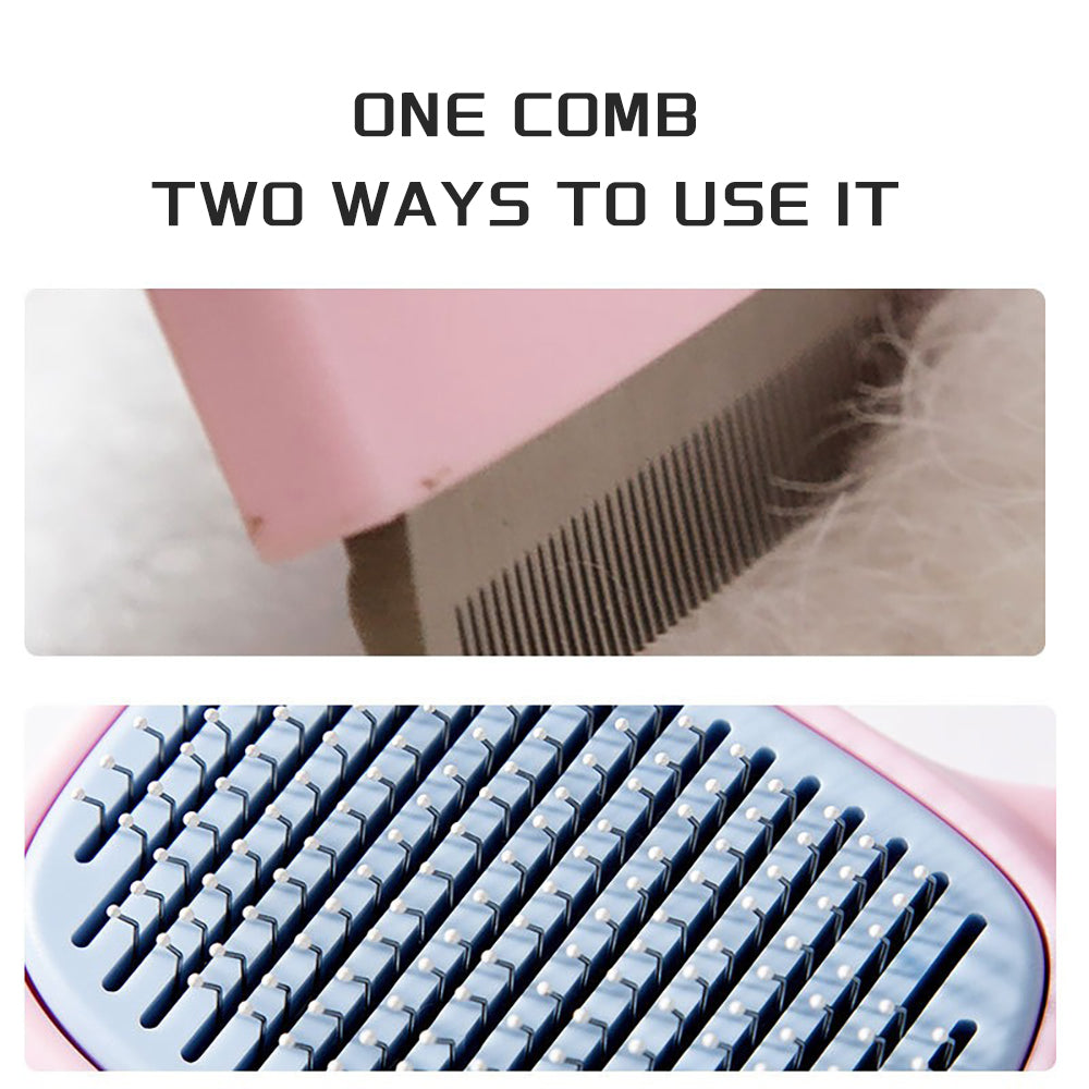 Pet Grooming Deshedding Brush For Hair Removal And Detangling
