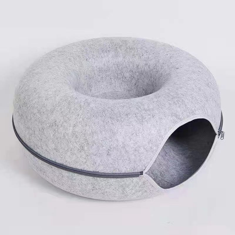 Pet Comfortable Round Tunnel Bed Mat