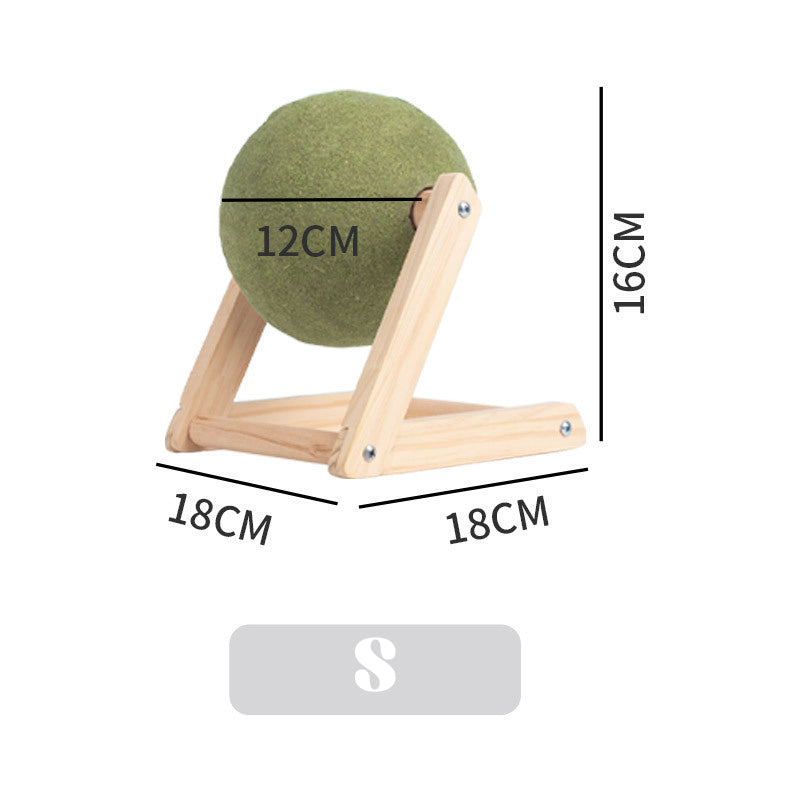 Natural Pet Catnip Balls With Holder Interactive Toy