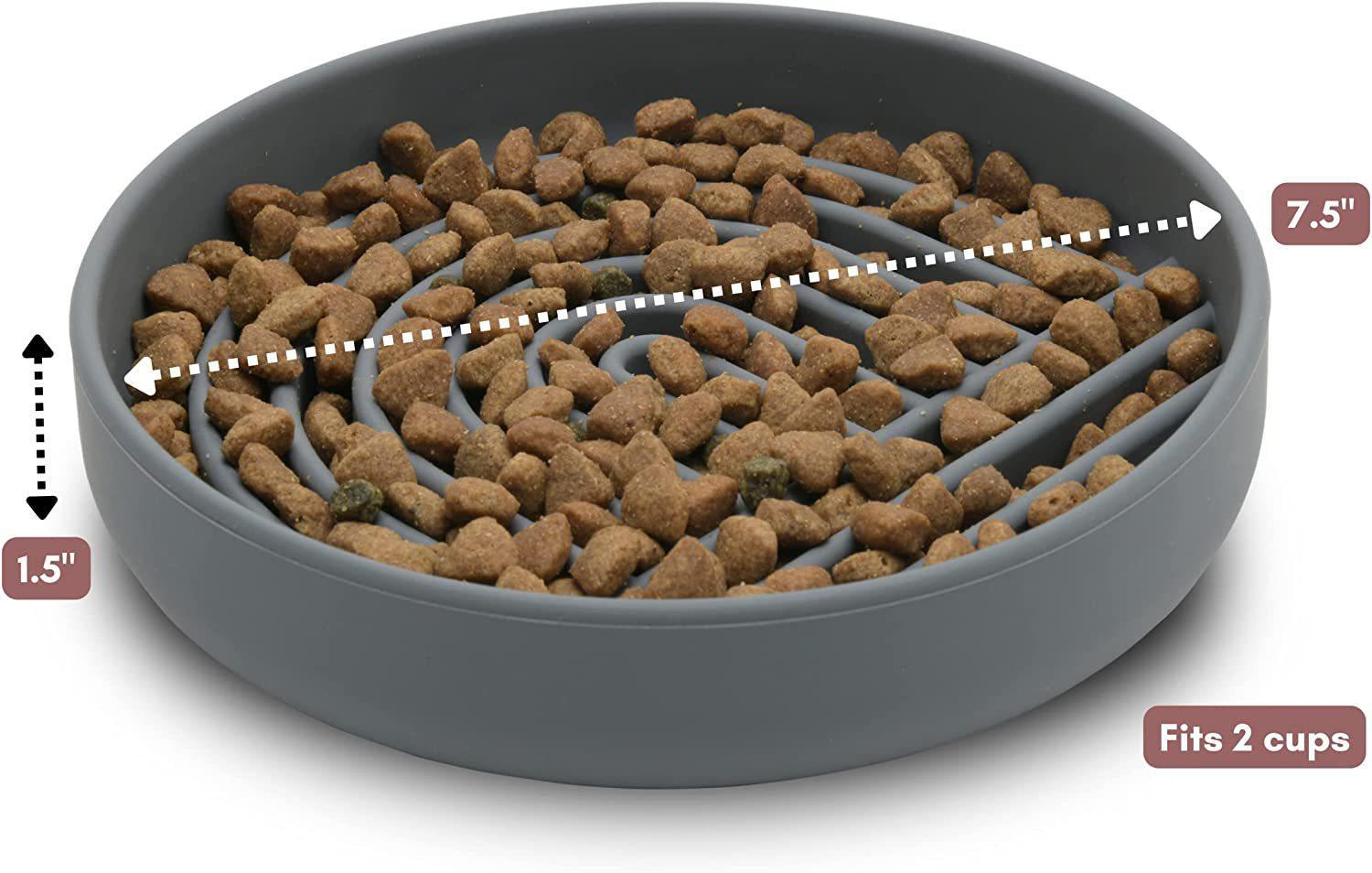 Fashion Slow Feeding Bowl Simple Pet Dining Dish