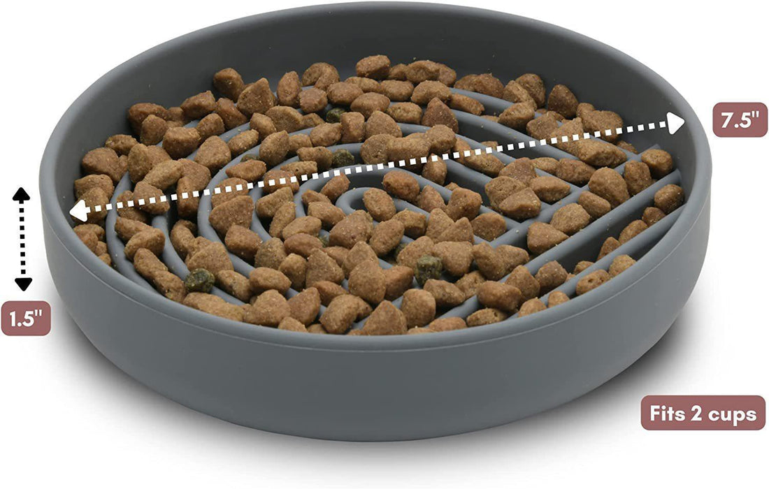 Fashion Slow Feeding Bowl Simple Pet Dining Dish