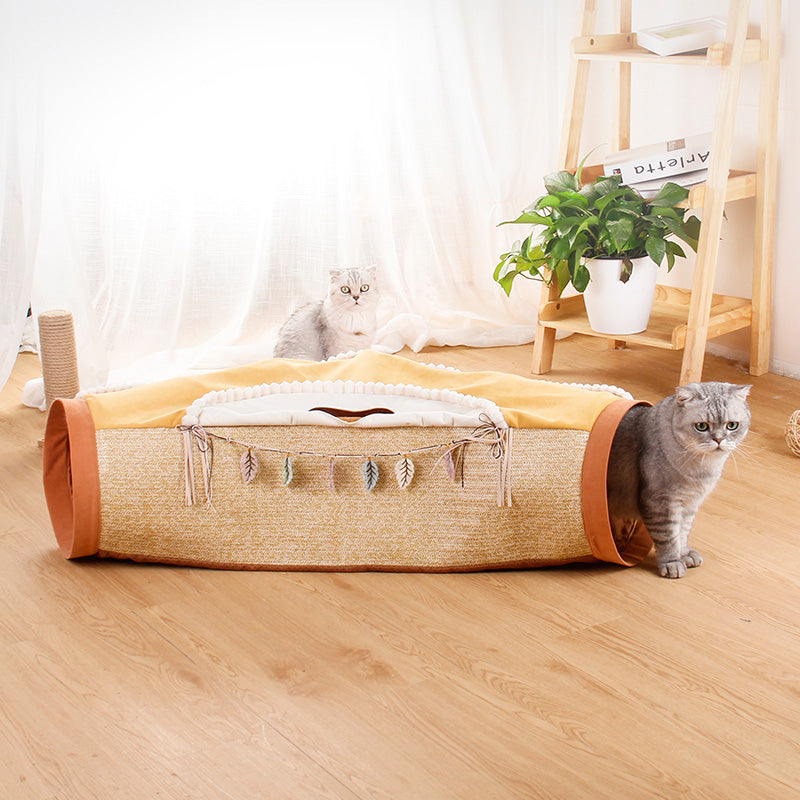 Interactive Pet Tunnel Roll And Climbing Toy