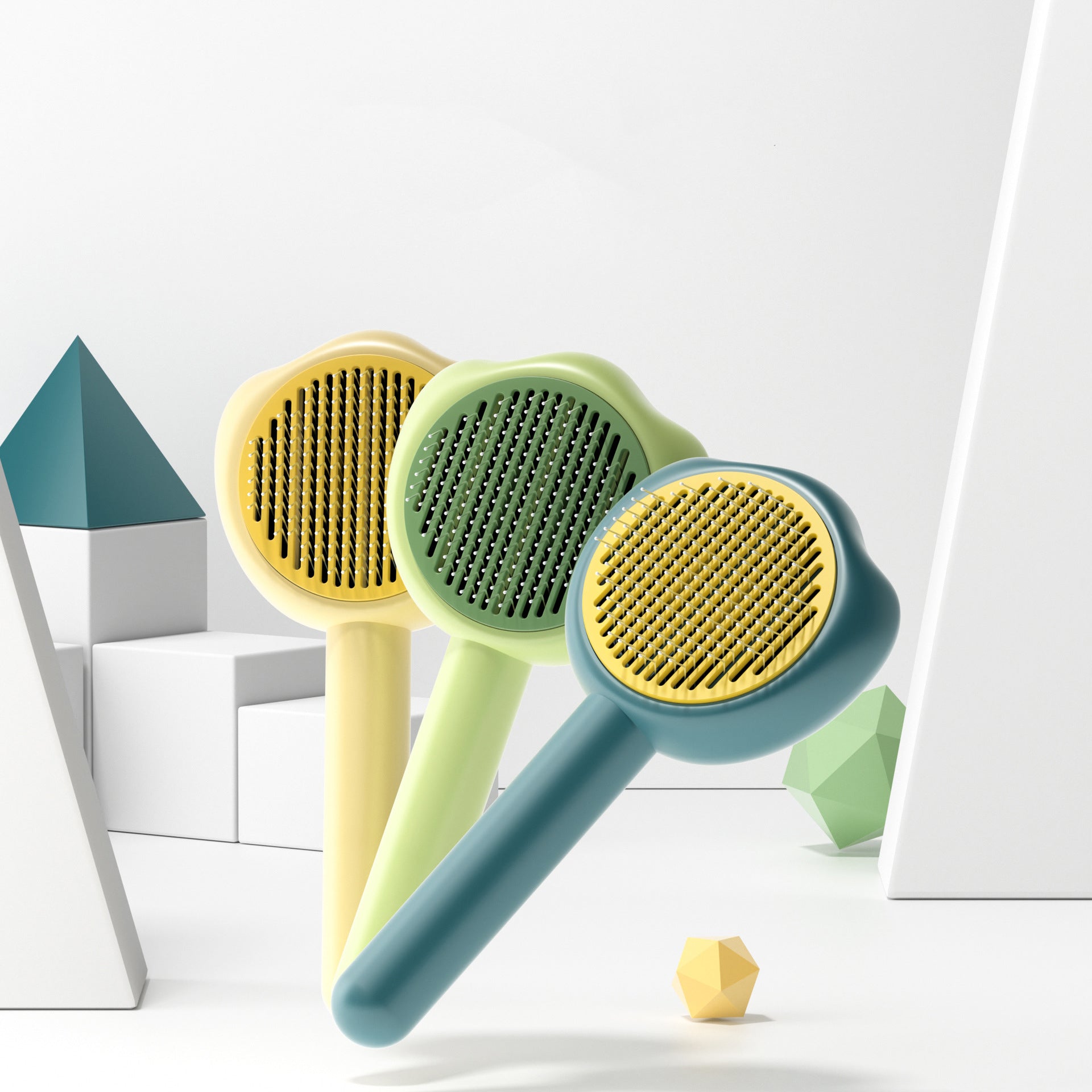 Self Cleaning Pet Grooming Brush Comb Hair Remover Tool